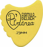 D'Andrea Guitar Pick Formula Delrex 390 Medium (Yellow) Thickness 0.73mm 1pc