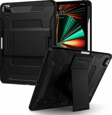 Spigen Tough Armor Pro Back Cover Πλαστικό Μαύρο (iPad Pro 2021 12.9")