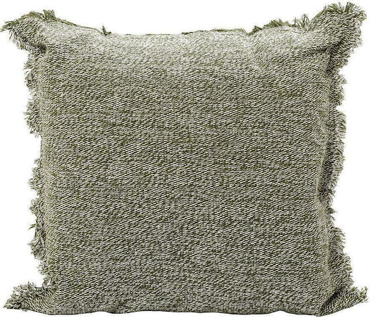 Espiel Espiel Sofa Cushion 100% Cotton Green 40x40cm