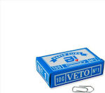 Veto Set of 100pcs Paper Clips No.1 20mm