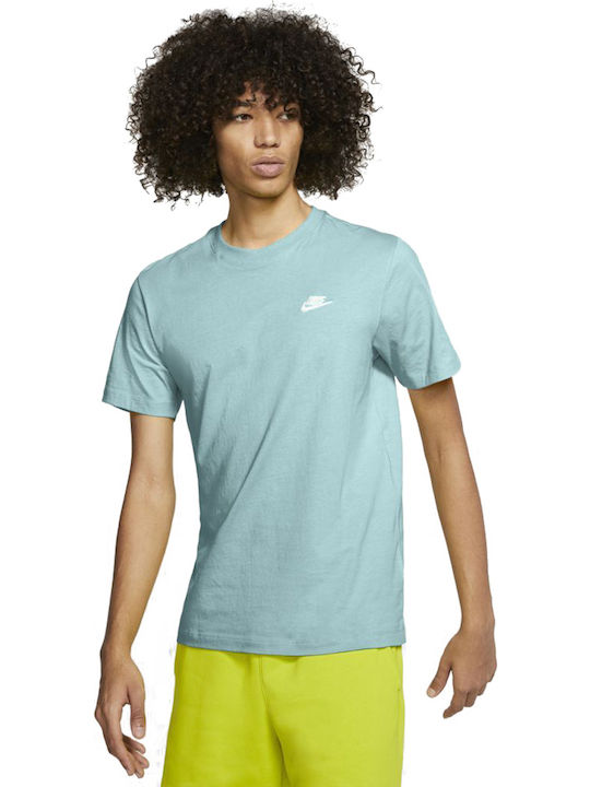 Nike Αθλητικό T-shirt Γαλάζιο