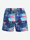 Skyangle Men's Swimwear Shorts Blue with Patterns