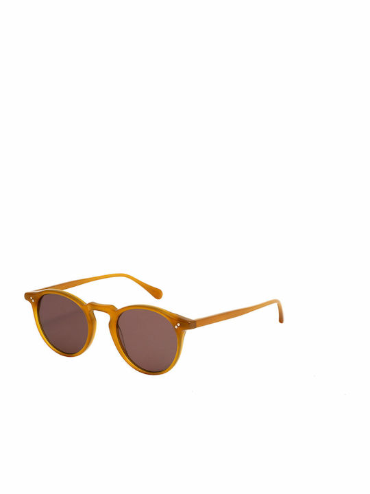 Gigi Barcelona Roy Unisex Sunglasses with Brown Plastic Frame 6485/5