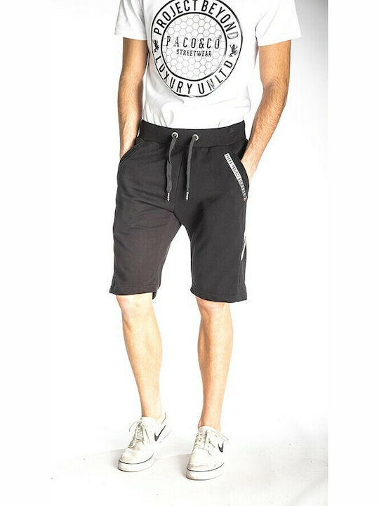 Paco & Co Men's Athletic Shorts Black