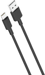 XO NB-156 USB 2.0 Cable USB-C male - USB-A male Black 1m