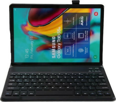Flip Cover Piele artificială cu Tastatură Engleză SUA Negru (Galaxy Tab S6 Lite 10.4) 104100262A