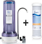 Eiger Countertop Water Filter System Counter Top with Faucet with 10" Replacement Filter Eiger CTO 1μm WF-NT-1-F