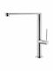 Karag Monica Tall Kitchen Sink Faucet Counter Inox Silver