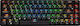 Modecom Volcano Lanparty RGB BT Wireless Gaming Mechanical Keyboard 65% with Gateron Yellow Switches and RGB Lighting (English US)