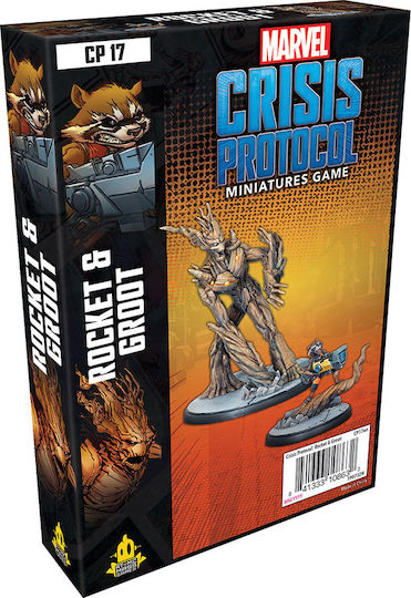 Fantasy Flight Crisis Protocol Crisis Protocol - Rocket & Groot Figure (Exp)