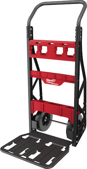 Milwaukee Transport Trolley Packout Foldable for Weight Load up to 180kg Red