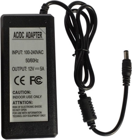 Power Supply for CCTV Systems 5A-12VDC PSU-1255