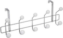Door Hook 10 Slots Metallic 44x12x16.5cm