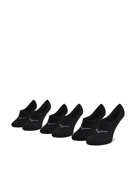 Mizuno Super Αθλητικές Κάλτσες Μαύρες 3 Ζεύγη