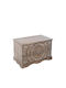 Aria Trade Μπαούλο Αποθήκευσης Wooden Decorative Trunk 71x44x45εκ.