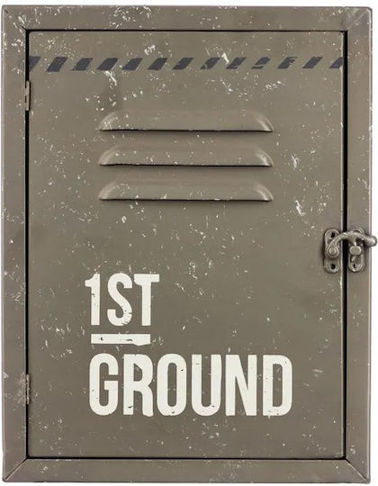 Agățătoare Chei Metalică Gri 6 Compartimente 23.5x9x30cm Agățătoare Chei Metalică Gri 6 Compartimente 23.5x9x30cm
