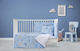 Kocoon Cotton Baby Quilt Toyo 110x150cm Light Blue