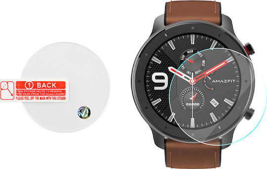 Volte-Tel 2.5D Tempered Glass for the Amazfit GTR 47mm 1pcs 8285912