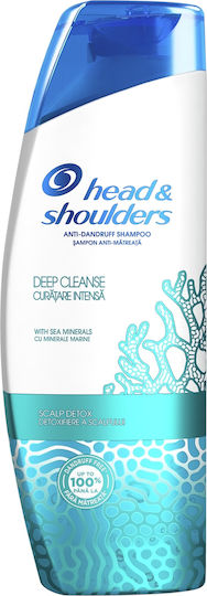 Head & Shoulders Deep Cleanse Minerals Шампоан против Пърхот за Всички Типове Коса 300мл