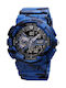 Skmei 1688 Analog/Digital Men's Watch 51mm Chronograph Battery with Blue Rubber Strap