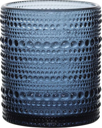 HFA Drops Whiskey Glass from Glass in Blue Colour 275ml