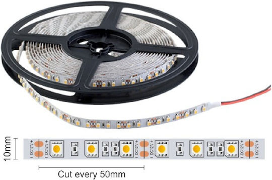 Spot Light LED Лента 12V Топло бяло Светлина 5м