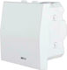 Geyer Recessed Wall Switch Single Without Frame Medium White