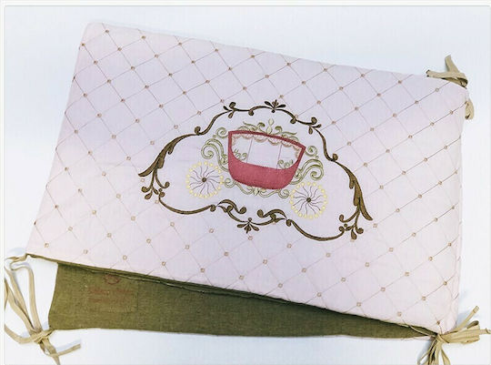 Raison D' Etre Magical Coach Crib Bumpers Classic Inside Pink 45x210cm 56/dreamy