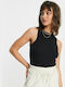 Vero Moda Women's Summer Blouse Cotton Sleeveless Black