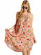 Superdry Beach Cami Mini All Day Φόρεμα με Τιράντα Πορτοκαλί