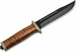 Boker Ranger Field Bowie Knife Survival Brown with Blade made of Steel in Sheath