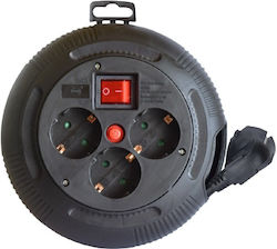 Spot Light Μπαλαντέζα Καρούλι 3 Θέσεων με Καλώδιο 3m