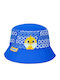 Stamion Παιδικό Καπέλο Bucket Υφασμάτινο Baby Shark Μπλε