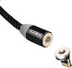 Ezra DC38 Magnetic Detachable USB-A to Lightning Cable Black 1.2m