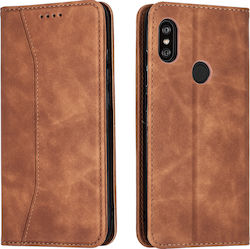 Bodycell PU Leather Book Καφέ (Redmi Note 6 Pro)