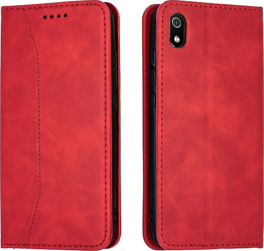 Bodycell PU Leather Книга Изкуствена кожа Червен (Redmi 7A)