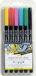 Lyra Aqua Brush Duo Design Markers Multicolour 6pcs