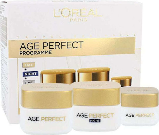 L'oreal Age Perfect Programmeeye Cream 15ml Day Cream 50ml/night Cream 50ml 1 Set X 115 Ml