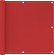 vidaXL Shade Divider Red With Hoop 0.9x5m 160gr...