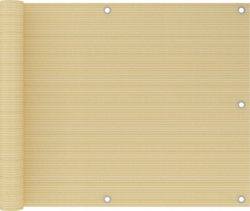 vidaXL Rectangular Shade Porch Divider Beige Ro...