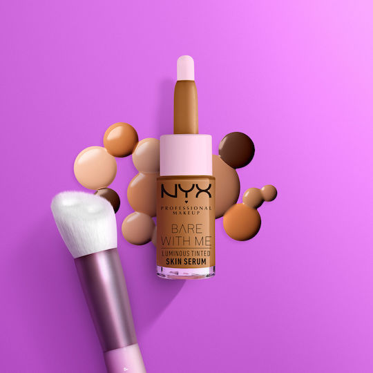 NYX Professional Makeup Professional Makeup Brush for Foundation made of Synthetic Hair Bare With me Serum