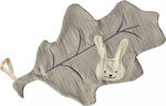 Egmont Babytuch Doudou Leaf Gray