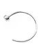 Poco Loco Piercing Pentru Urechi Cercel De Nas Din Oțel 8 x 0.6mm Argintiu