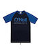 O'Neill Cali Short Sleeve Skins Kids Swimwear Rashguard Navy Blue