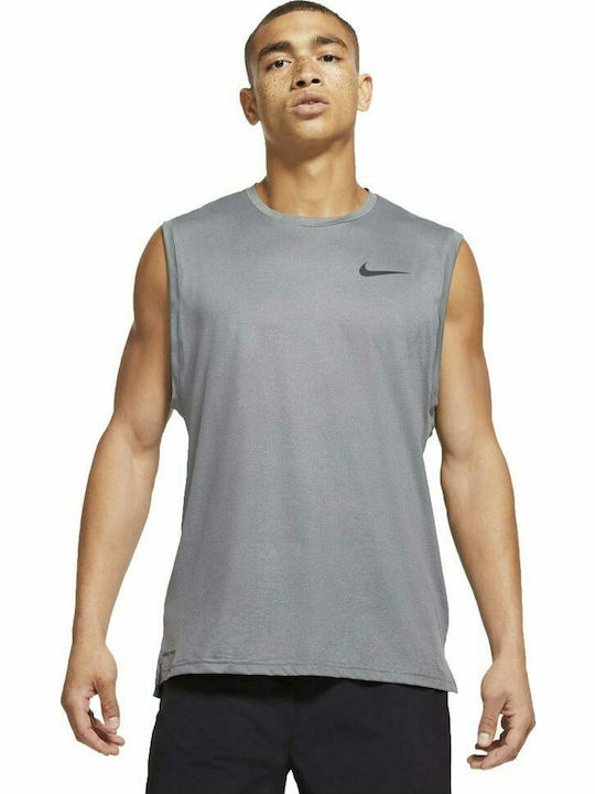Nike Training Hyperdry Ανδρική Μπλούζα Αμάνικη Dark Gray