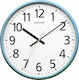 Rhythm Silent Wall Clock Plastic Light Blue Ø36cm