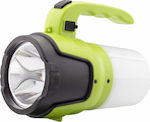Entac Wiederaufladbar Taschenlampe LED Wasserdicht IP44 Doppelte Funktion mit maximaler Helligkeit 400lm EFL-CAMP 15.007.0057