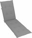 vidaXL Sun Lounger Cushion Grey 105x50cm.