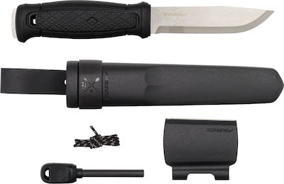 Morakniv Garberg (S) with Survivor Kit Knife Survival Black with Blade made of Stainless Steel in Sheath