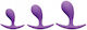 XR Booty Poppers Silicone Anal Trainer Set Анални тапи Подредба Purple